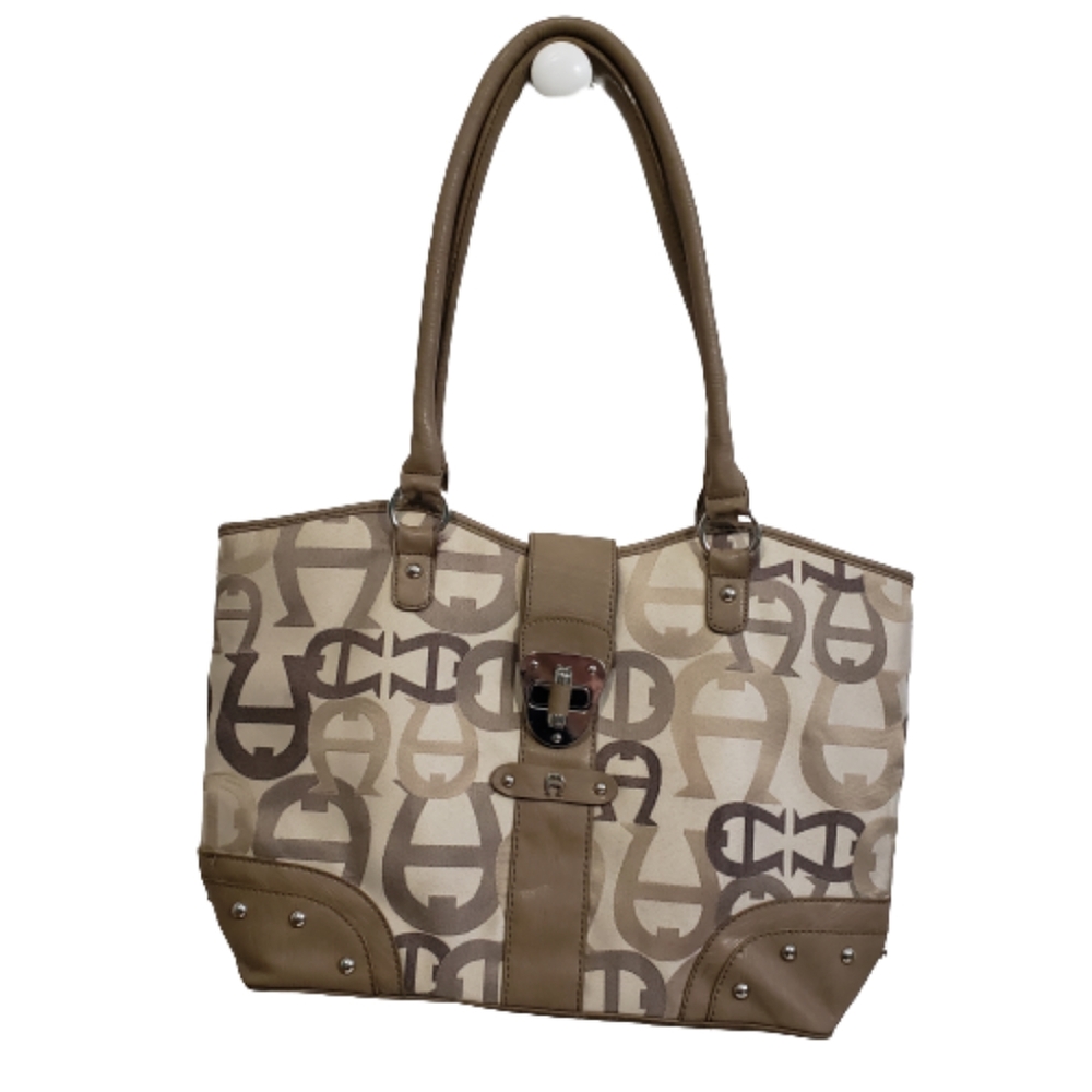 ETIENNE AIGNER Canvas shoulder bag